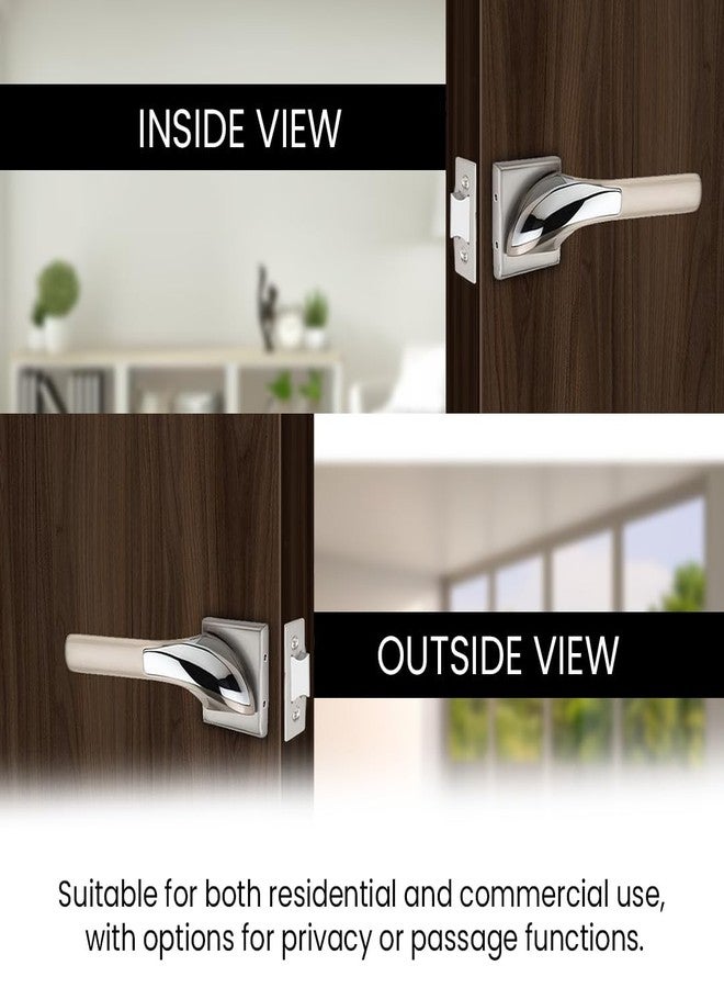 لينك قفل نقر لينك بولد | لأبواب الحمامات والشرفات في المنزل/المكتب/الفندق | طقم مقبض متين مع 3 مفاتيح | تشطيب من الفولاذ المقاوم للصدأ | ضمان لمدة سنتين - Image 3